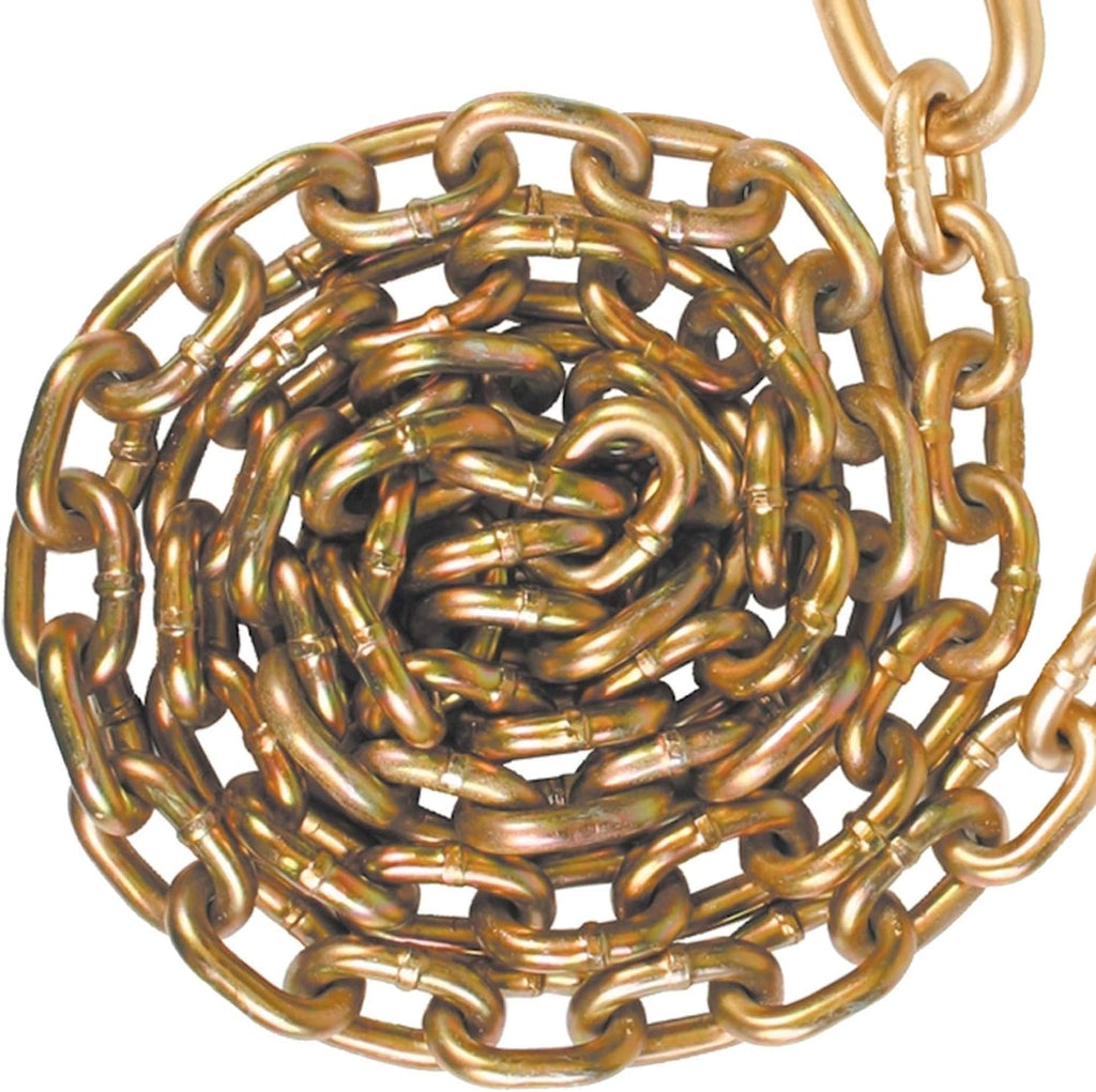 Tow Chain with Forged J Hook and Grab Hook, Grade 70, 6 Foot, Pack of 2 R12462