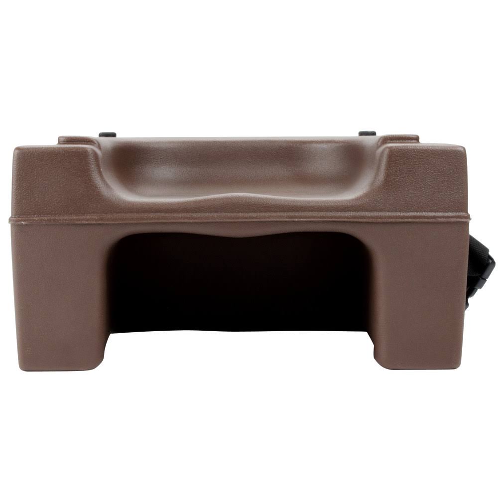 Brown Dual Height Booster Seat with Safety Strap E79208