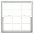 White Vinyl Single Hung Window O51687