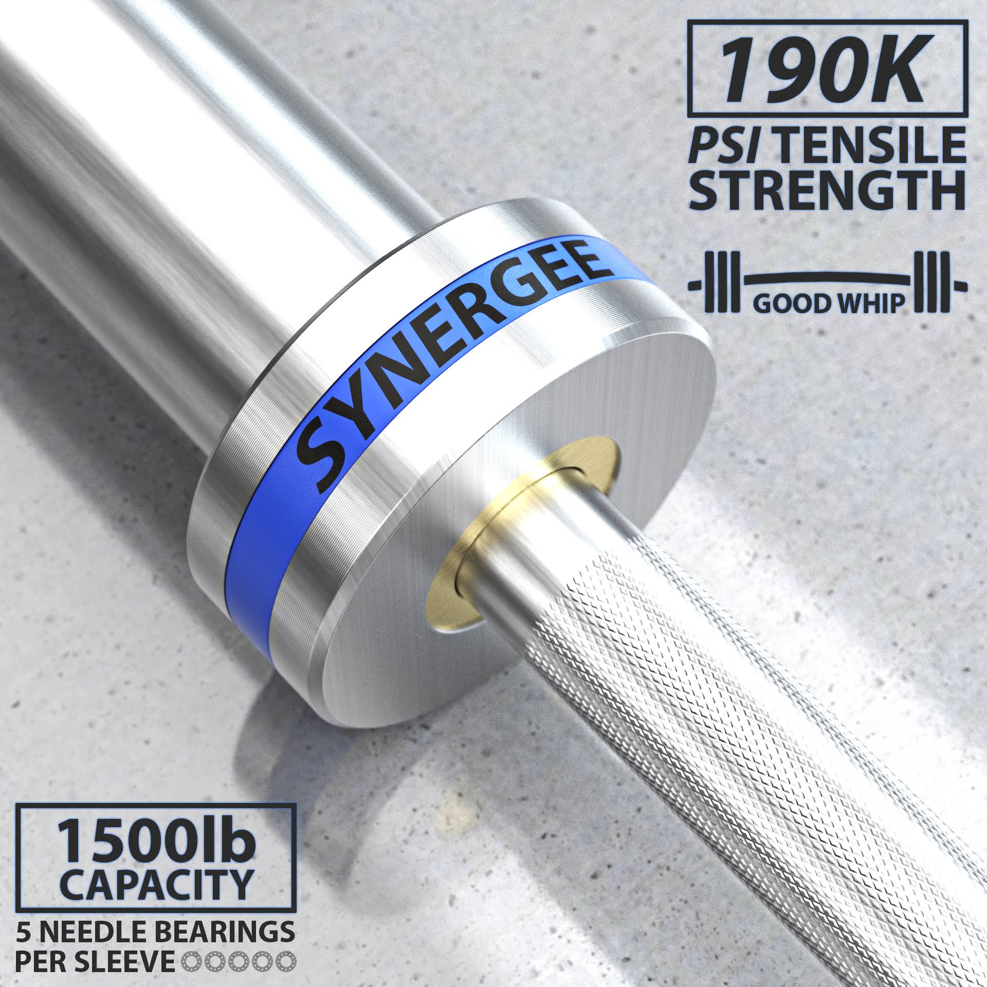 20 kg Hard Chrome Regional Barbell C918