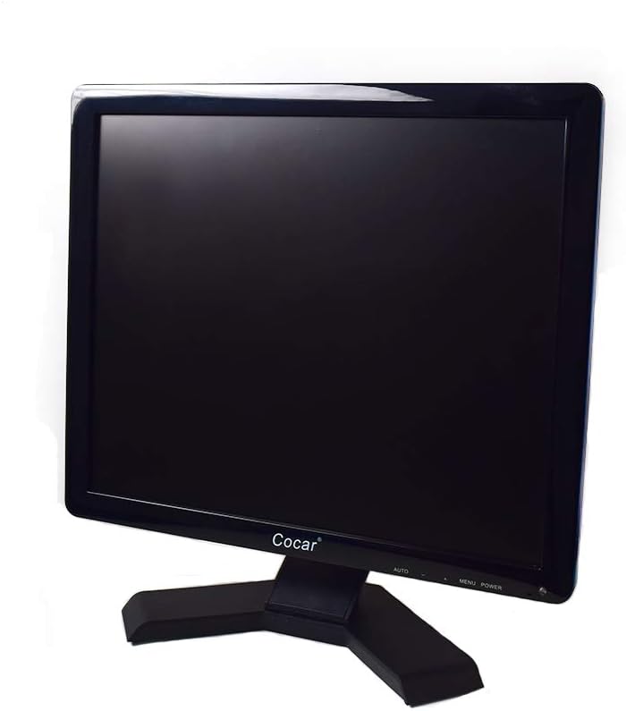 19 inch CCTV Security Monitor with BNC VGA HDMI AV Built-in Speaker 4:3 HD Display LCD Screen H2031