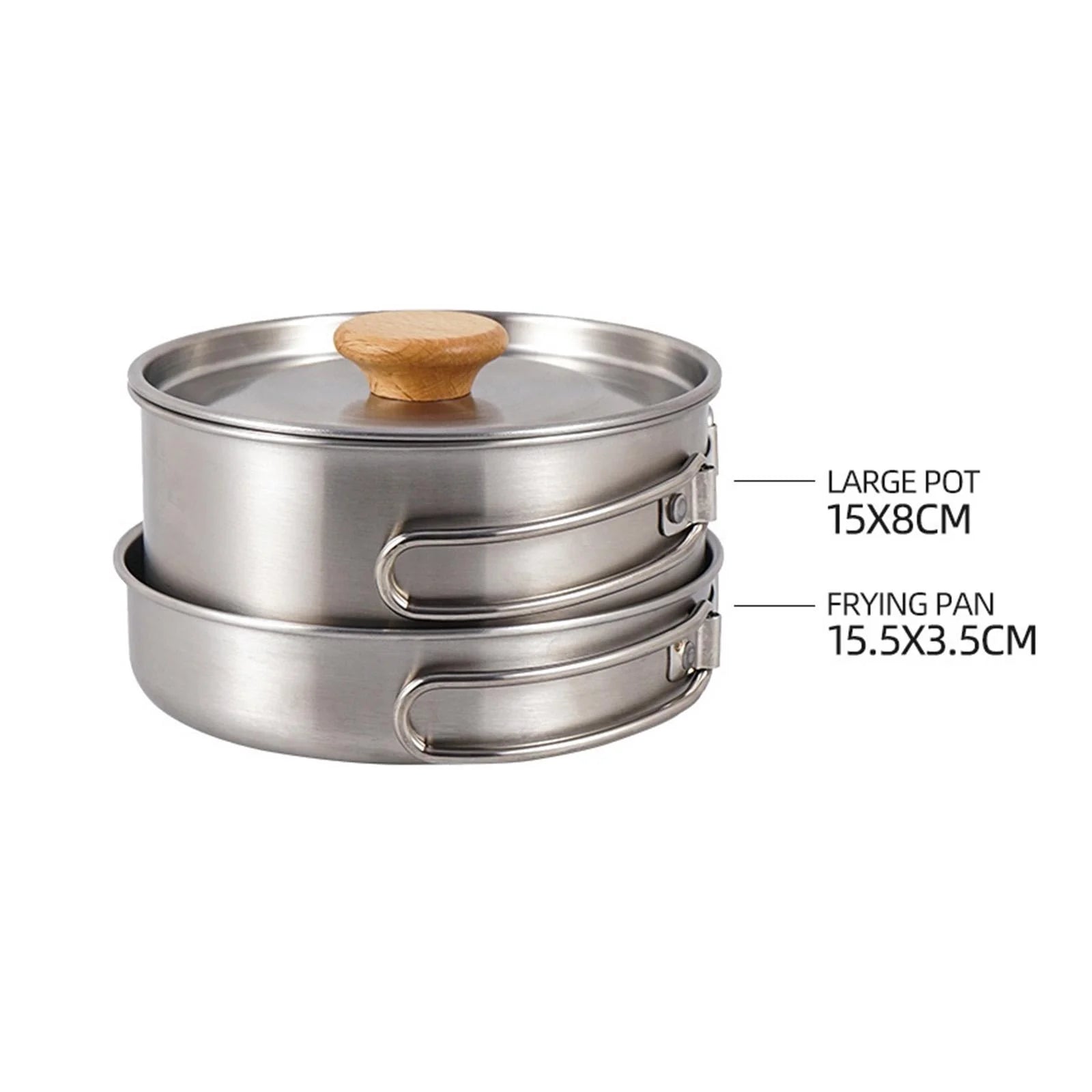 Stainless Steel Portable Cookware Set A298