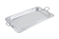Stainless Steel Rectangle Full Size Food Pan with Round Handles A6261