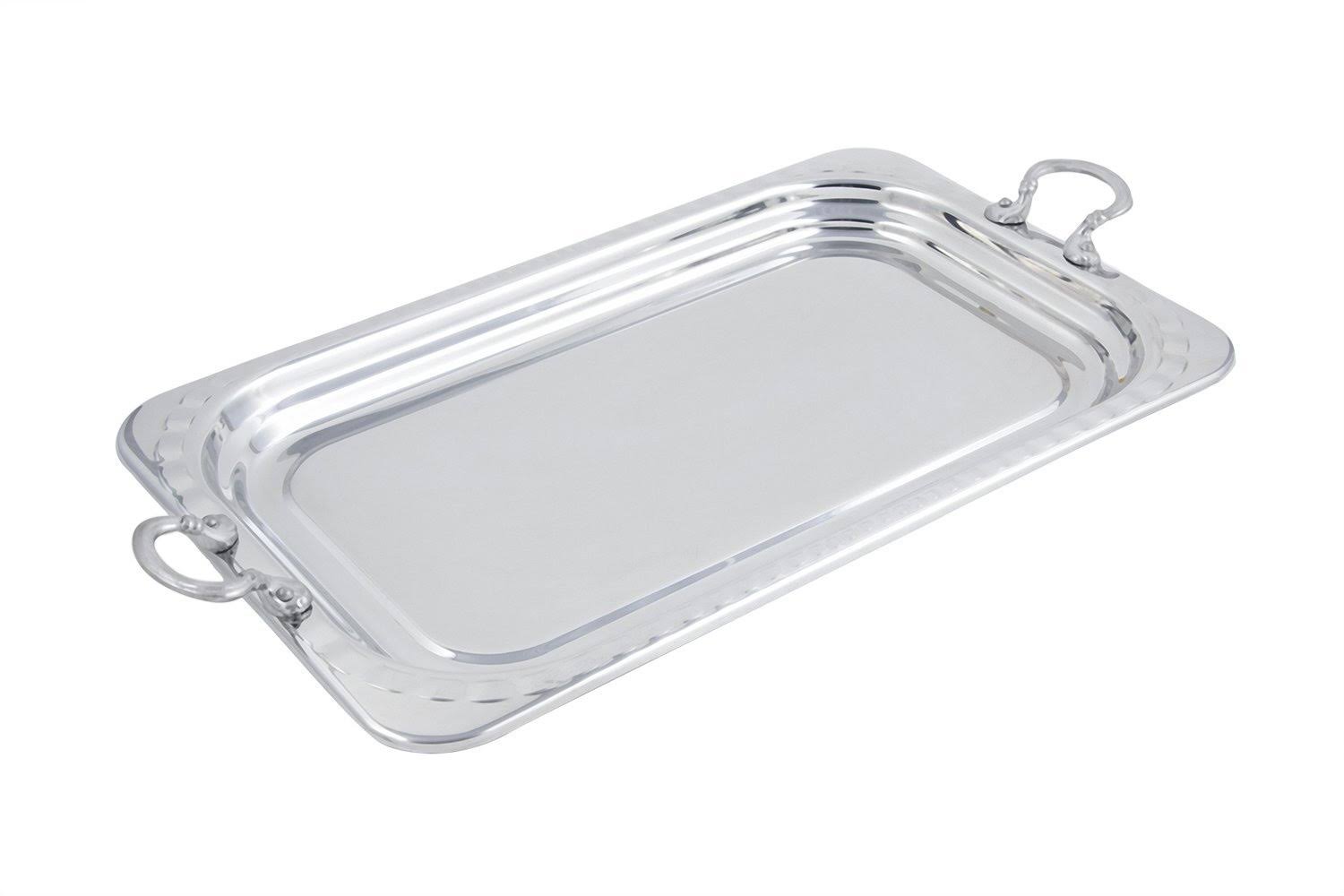 Stainless Steel Rectangle Full Size Food Pan with Round Handles A6261
