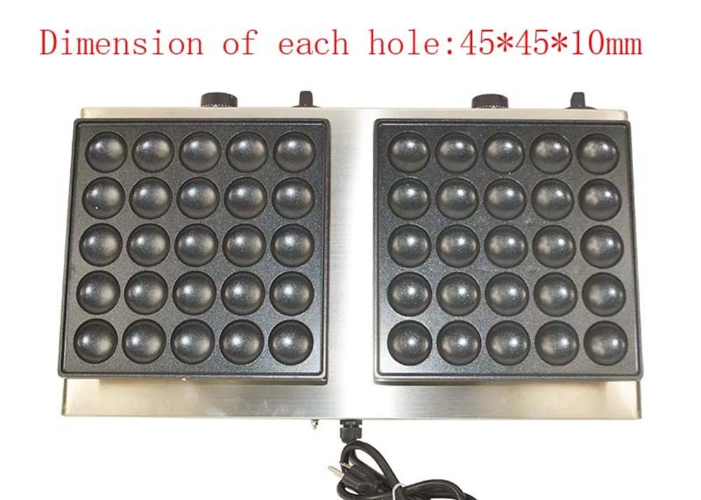 50 Holes Electric Pancake Machine Mini Waffle Dorayaki Maker B927618