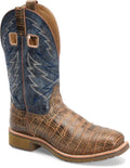 Brown Square Toe Roper Boots G943