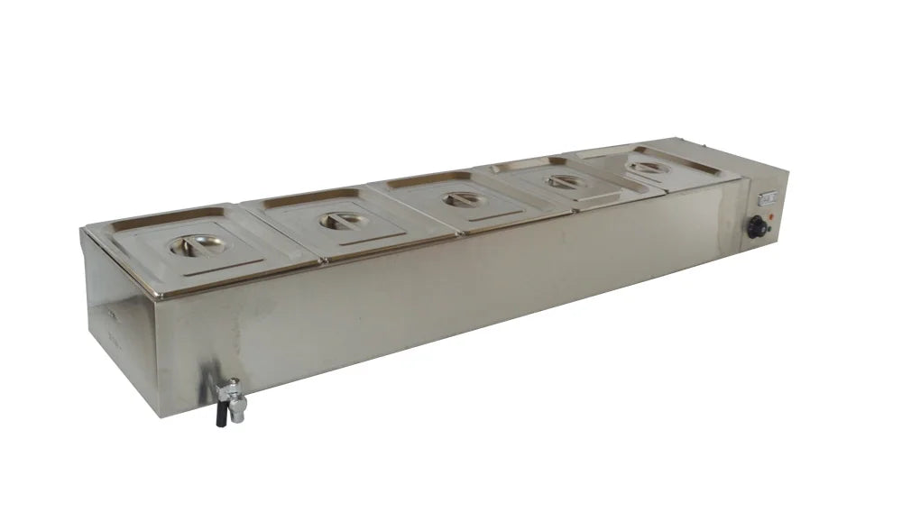5-Pot Buffet Warmer Steam Table H145