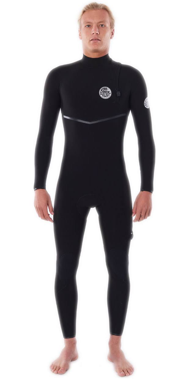 Black 3/2mm Zip Free Wetsuit Q669230
