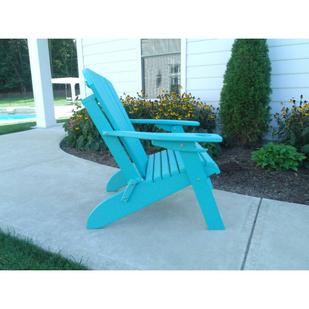 Weathered Wood Poly Adirondack Chair B5714