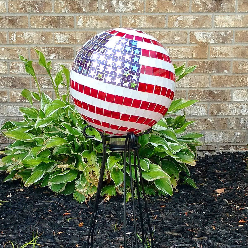 Americana Mosaic Gazing Globe V819