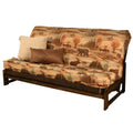 Fabric Full Size Futon Cover in Multi-Color Canadian Print Z697