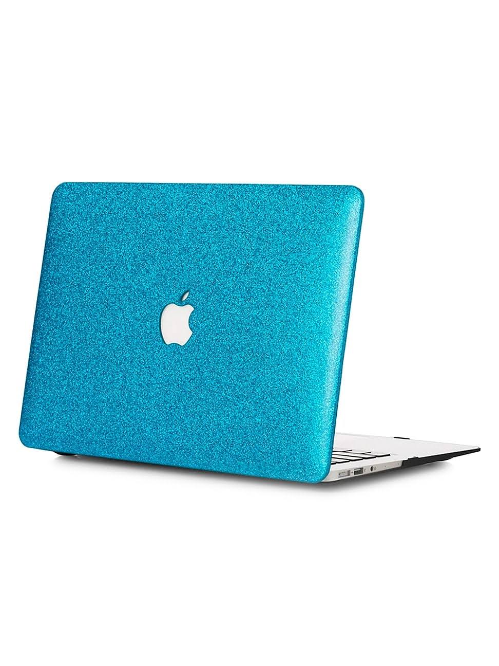 Aqua Glitter MacBook Case E286022