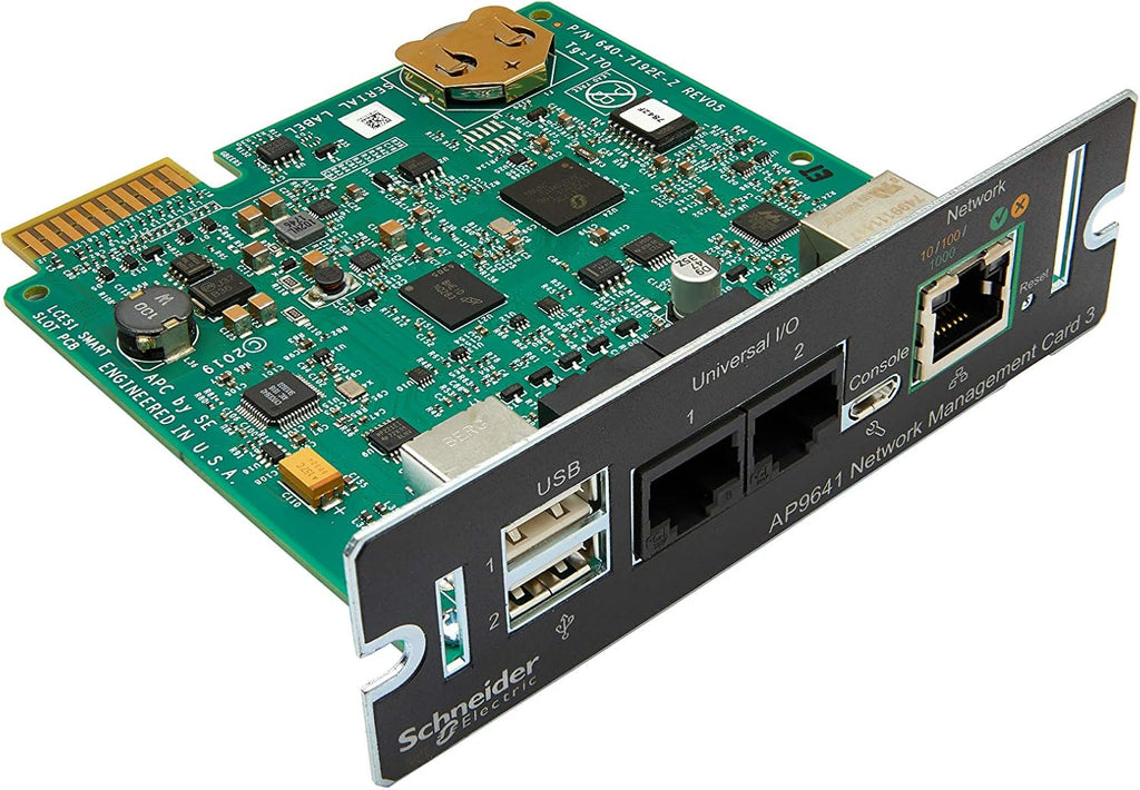 APC UPS Network Management Card 3 with 2 USB Ports and Temperature Monitoring I606628