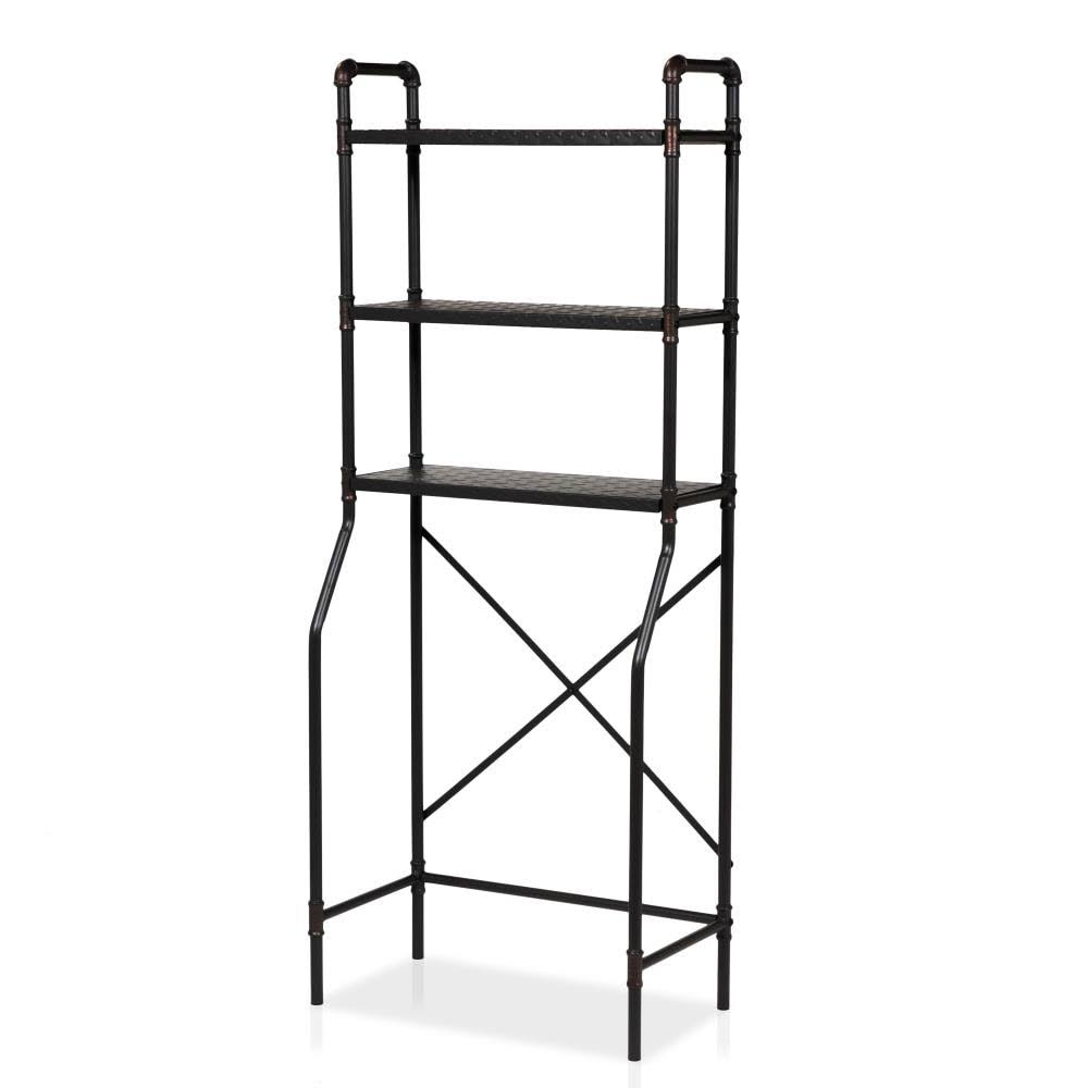 Sand Black and Light Pure Copper 3-Shelf Over The Toilet Organizer O16577