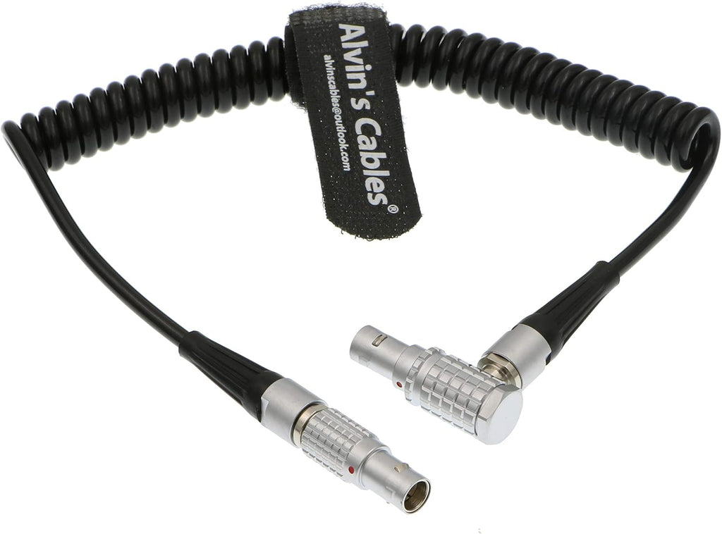 5 Pin Male to 5pin Timecode Coiled Cable Pack of 2 F207289