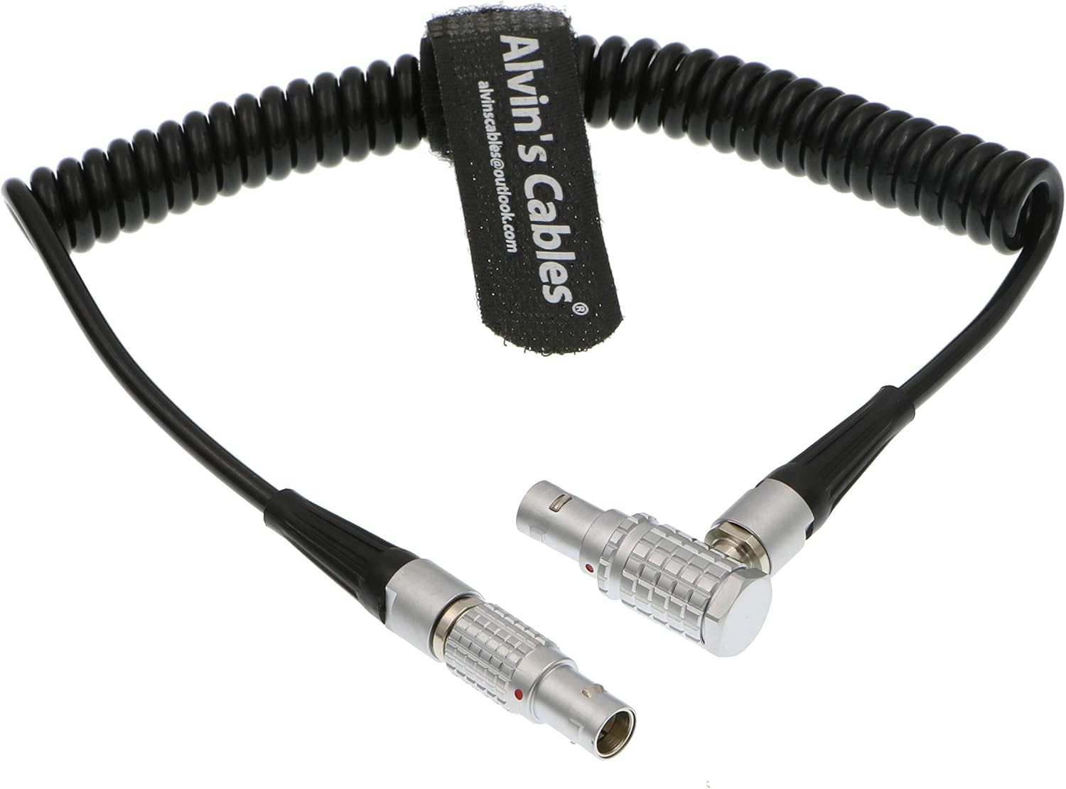 5 Pin Male to 5pin Timecode Coiled Cable Pack of 2 F207289