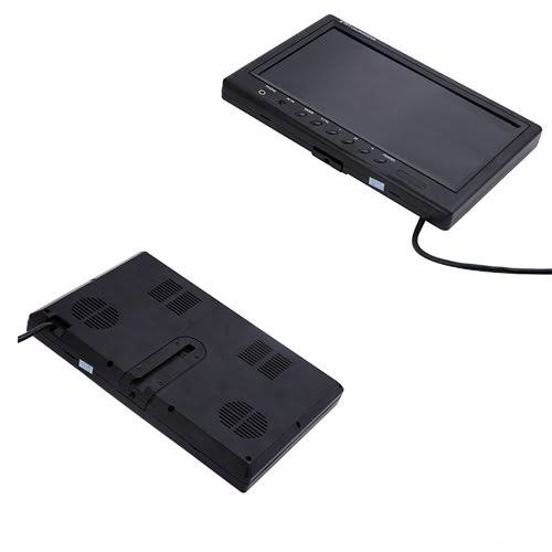 9 inch 16:9 HD 4 Split Quad Color TFT LCD Display Monitor Car Rear View Monitor T7867