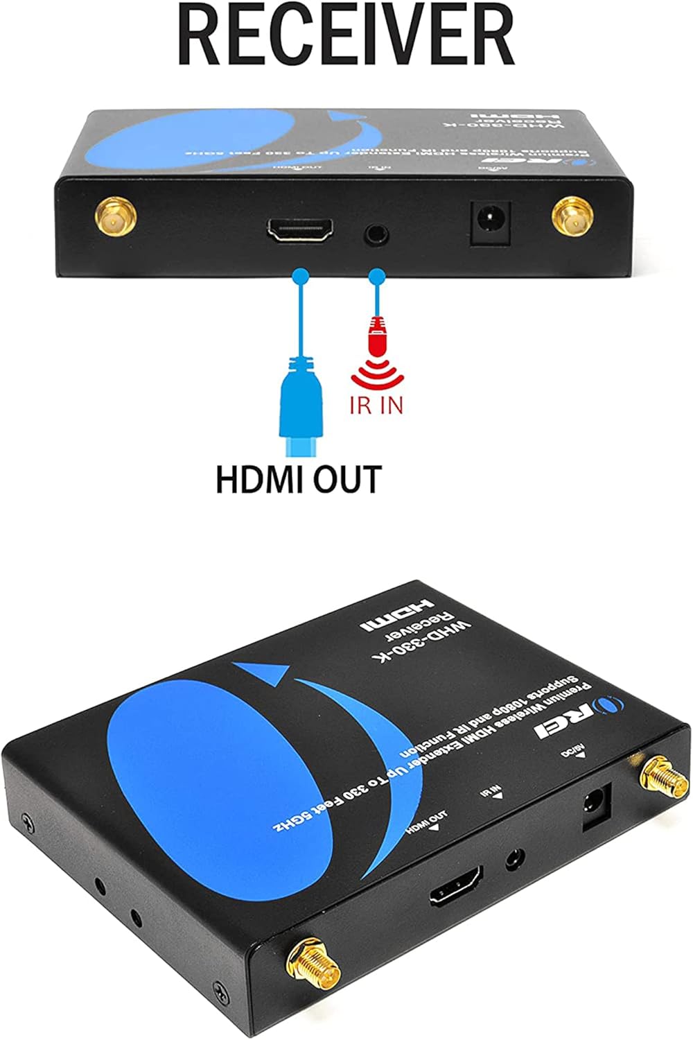 Wireless HDMI Transmitter & Receiver Extender 300 Feet 2.4 Ghz O5309