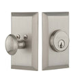 Satin Nickel Single Cylinder Deadbolt T443