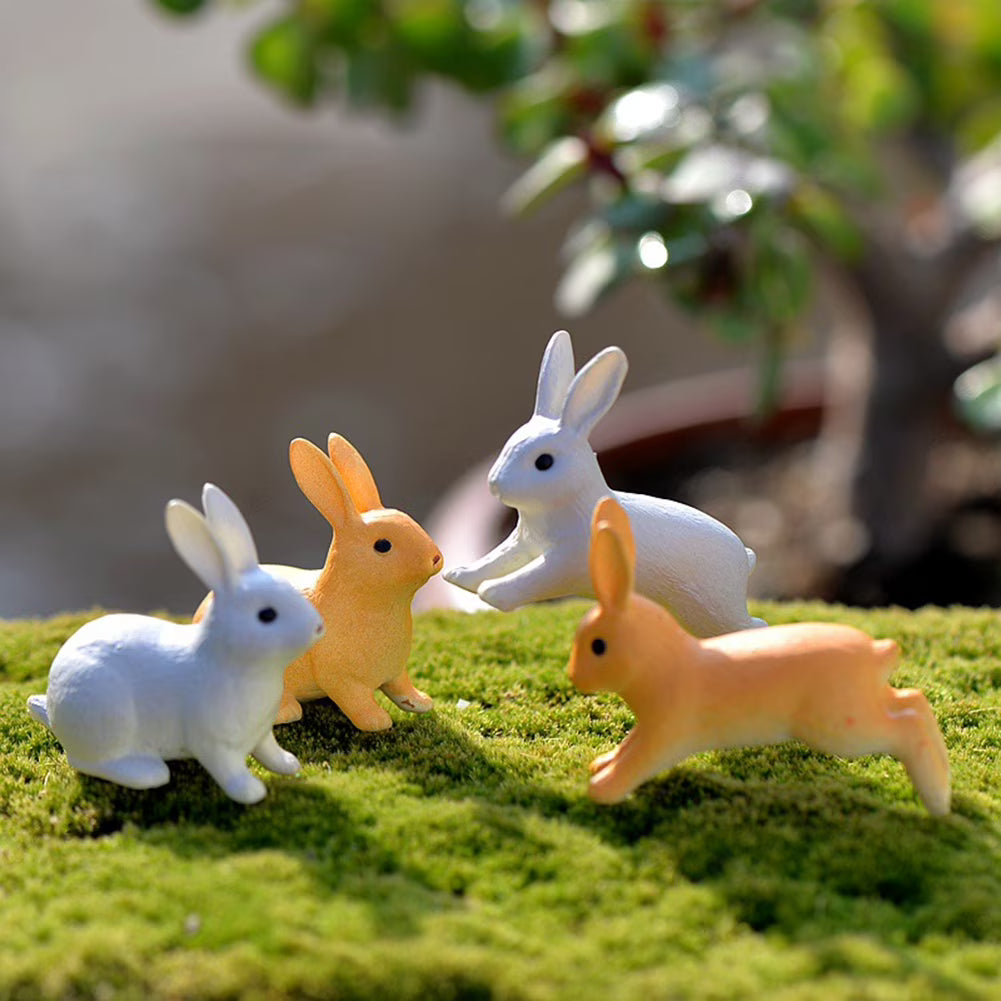 Rabbit Miniature Landscape Garden Decor Ornament Q38237