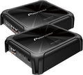 600W Class FD 4-Channel Amplifier with Wired Bass Boost Remote and Mono Car Amplifier K29995