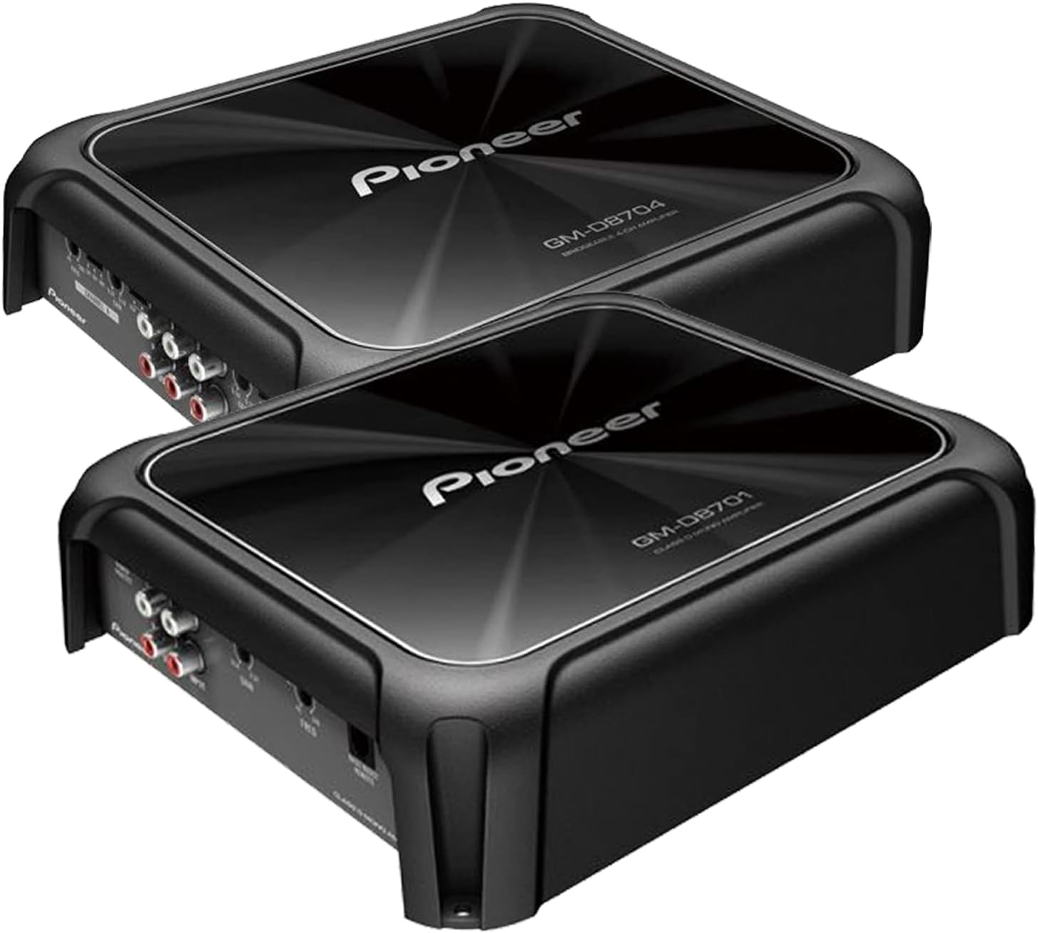 600W Class FD 4-Channel Amplifier with Wired Bass Boost Remote and Mono Car Amplifier K29995