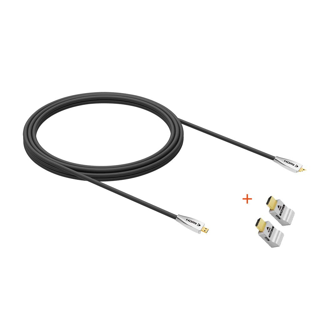 CL2 Rated Fiber HDMI Cable 33 feet 4K60Hz HDMI2.0b 18Gbps ARC HDR10 HDCP2.2 YUV4:4:4 Slim Flexible Optic Cable 10m U834