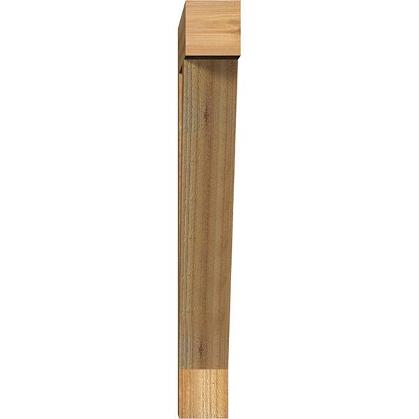 Traditional Block Rough Sawn Bracket, Western Red Cedar K202002