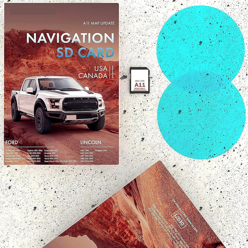 Navigation SD Card Compatible w Ford A11 V3261