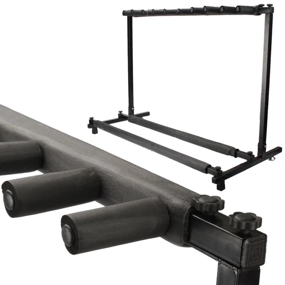 Triple Folding Guitar Bass Holder Rack Stand R242