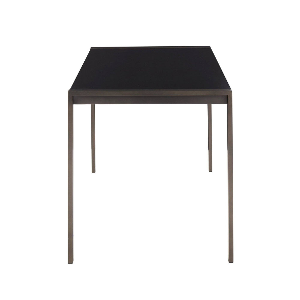 Antique Steel Black Wood Dinette Table P8513