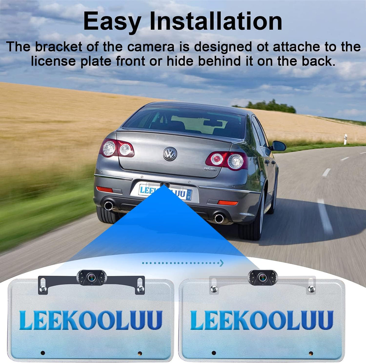 HD 1080P Backup Camera Rear View Monitor Kit W10654