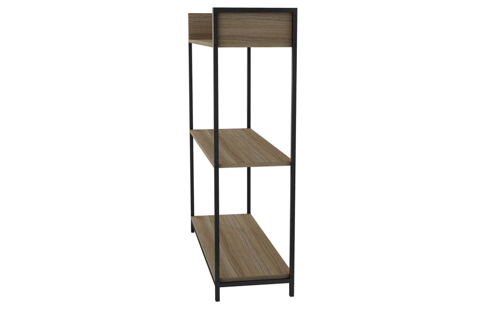 3 Shelves Dark Oak Bookcase D137533