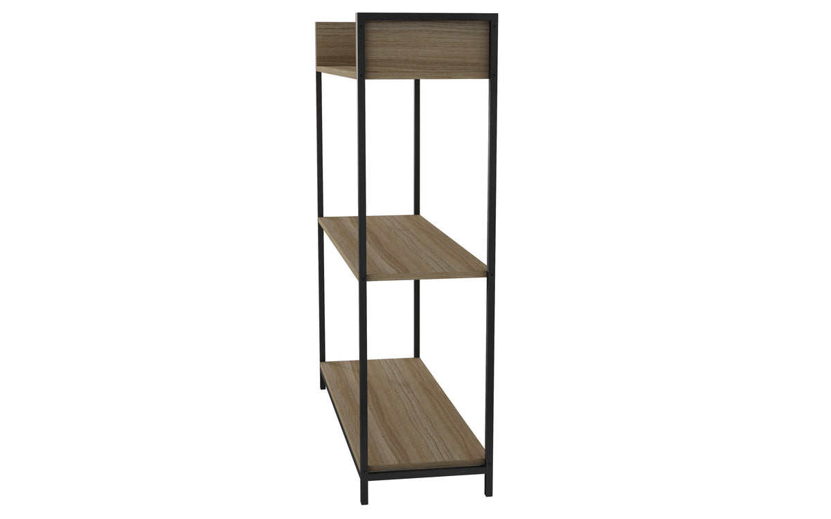 3 Shelves Dark Oak Bookcase D137533