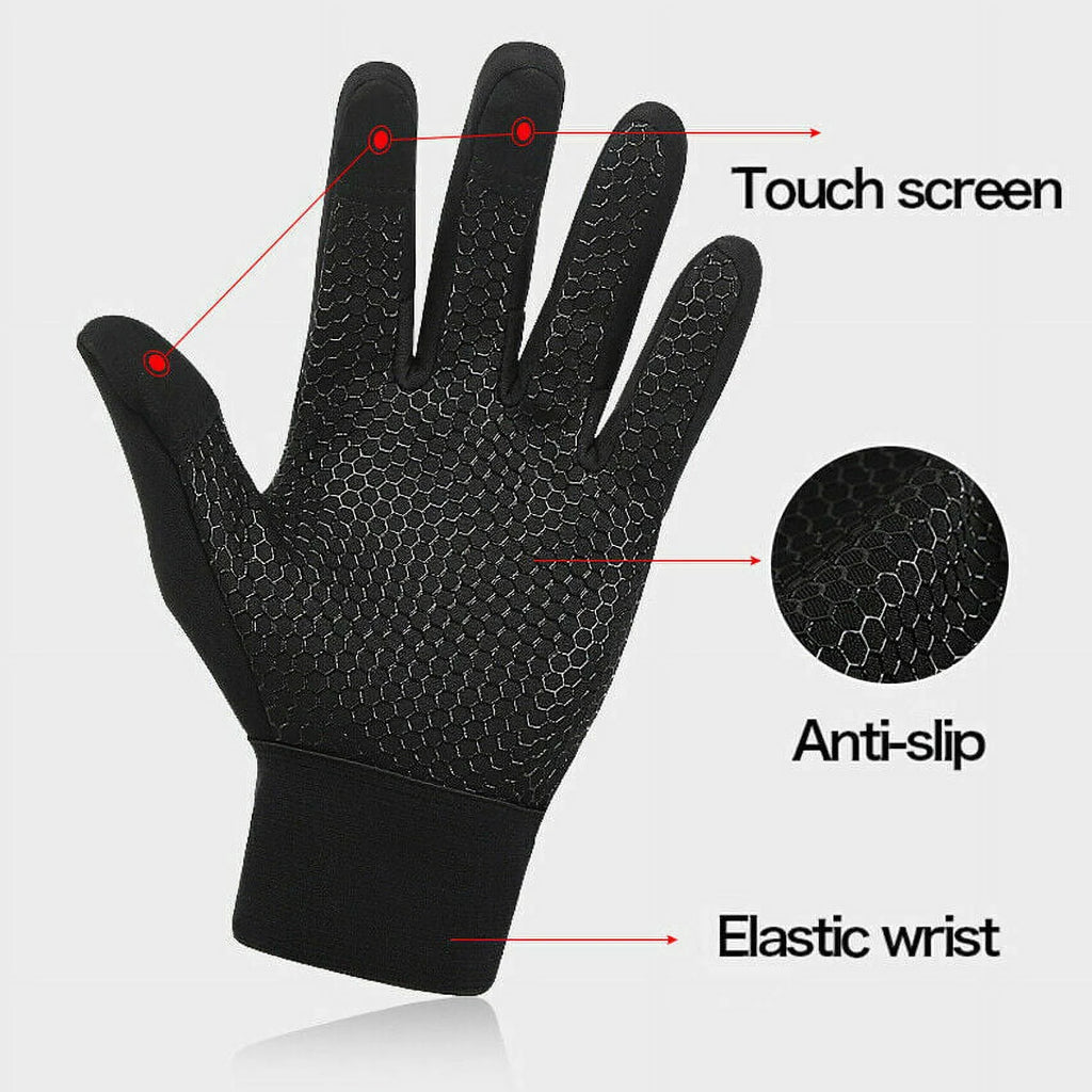 Thermal Waterproof Touchscreen Ski Snow Gloves, Large C5568