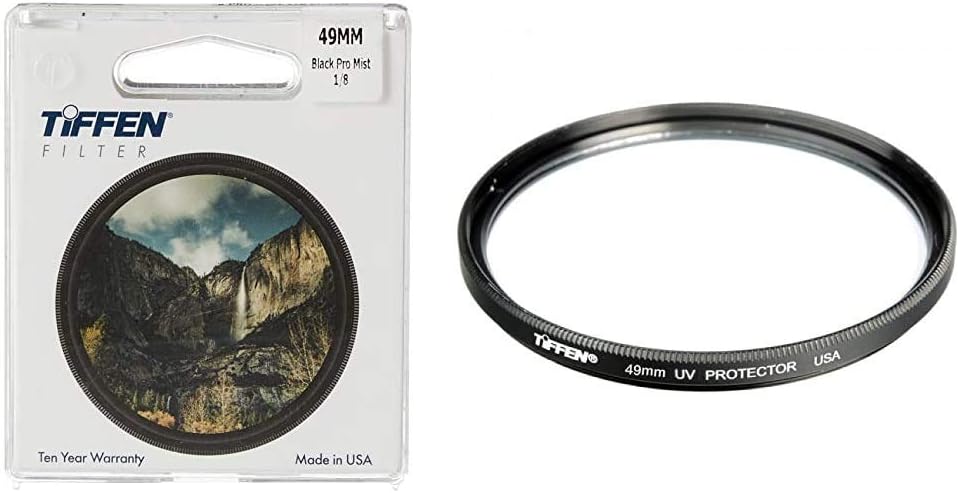 52mm Black Pro-Mist Camera Lens Filter Pack of 2 U3573