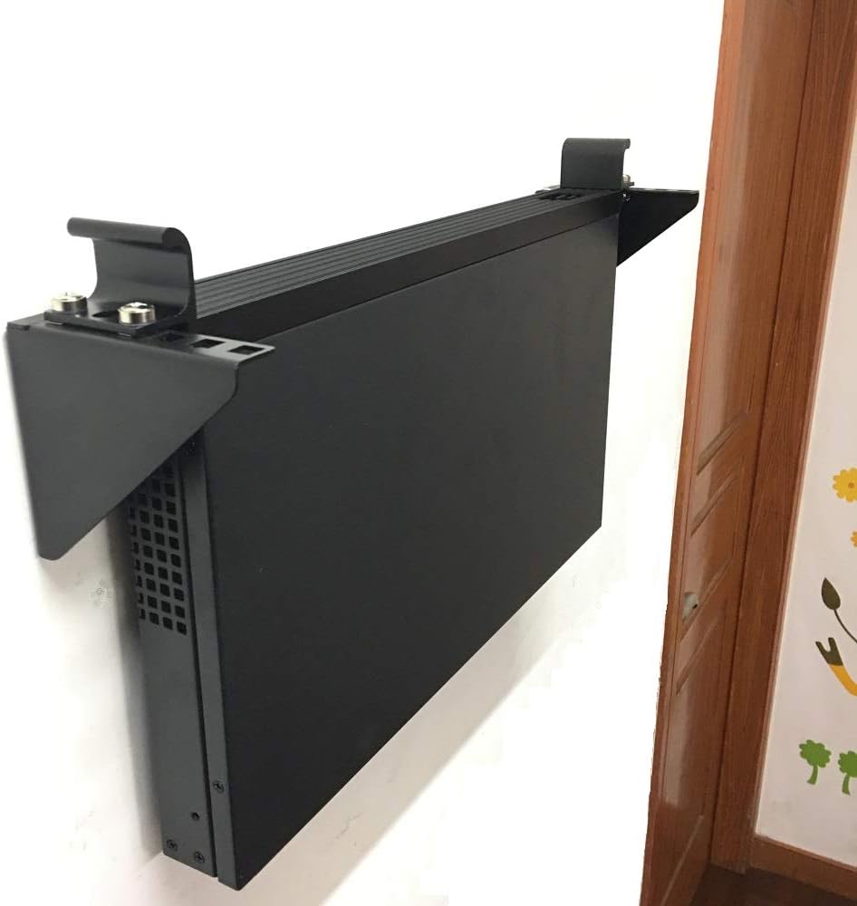 2U Light-Loading Foldable 19 Inches Cold Rolled Steel Vertical Wall Mount Rack P87587