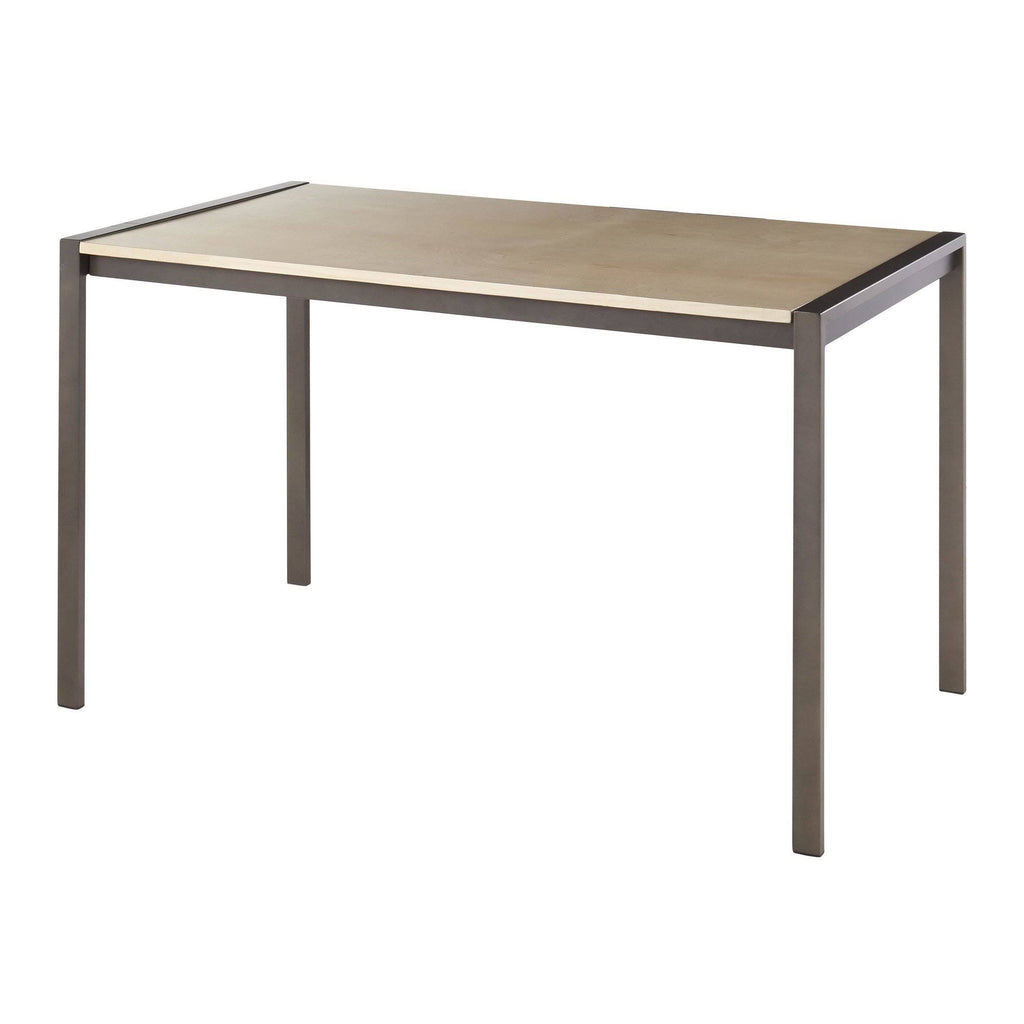 Antique Steel Black Wood Dinette Table P8513