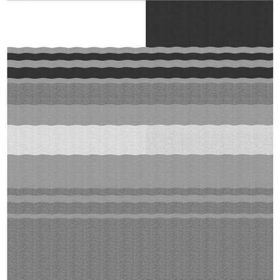 Campout Vinyl Bag Awning Black-Gray 3.5m 11ft-6in W40259