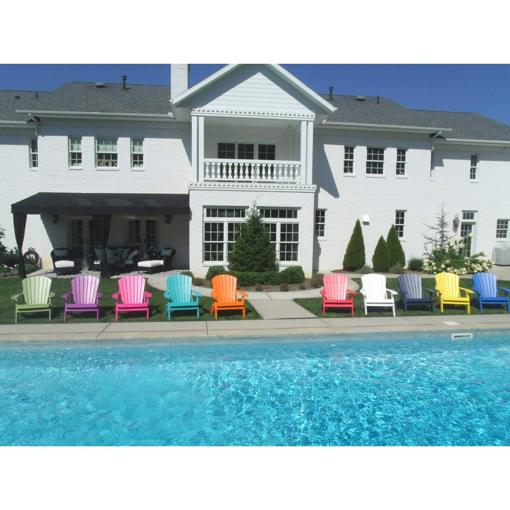Weathered Wood Poly Adirondack Chair B5714
