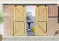 8FT Double Sliding Barn Door Hardware Kit W433