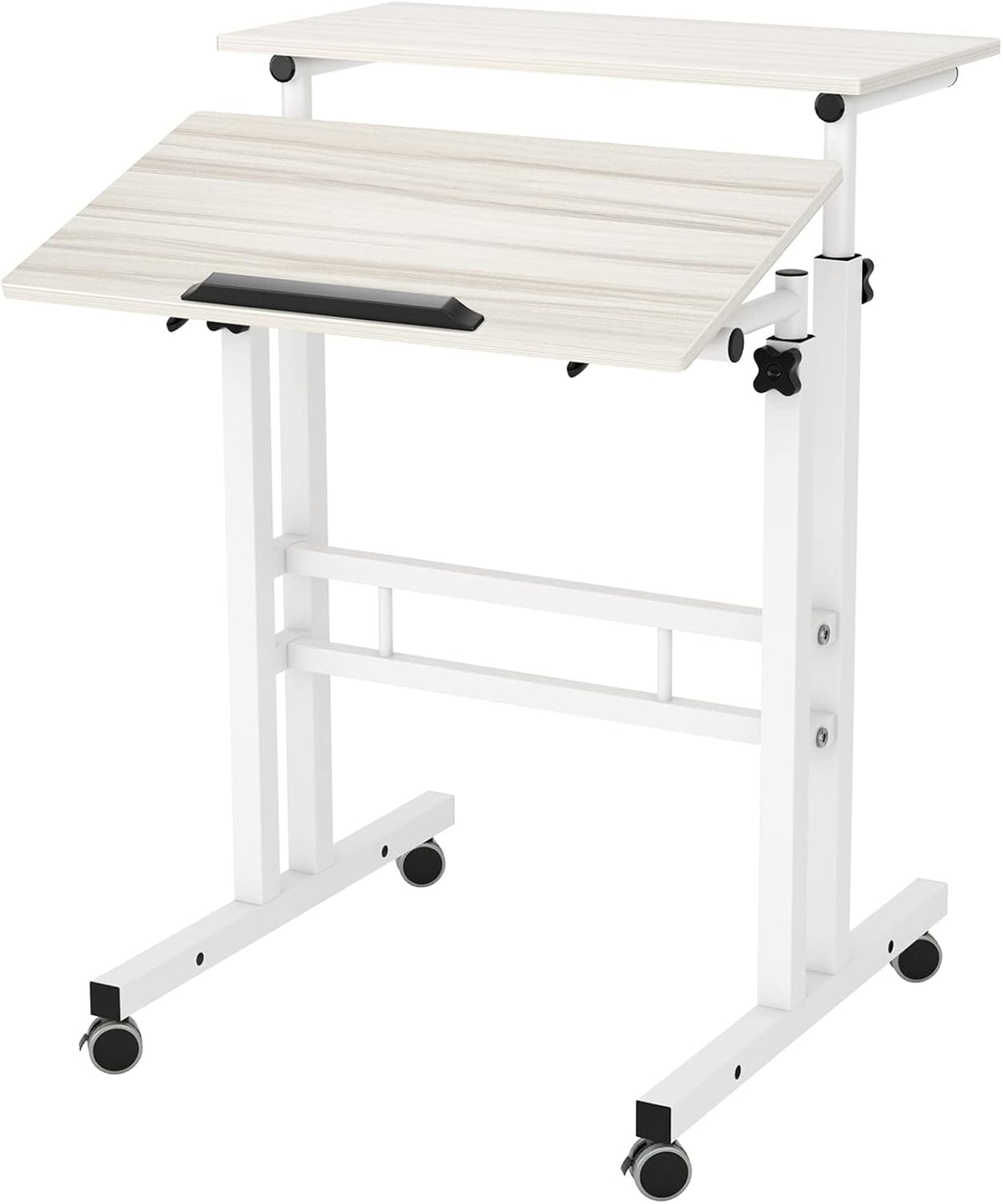 White Maple Adjustable Laptop Desk Table A785