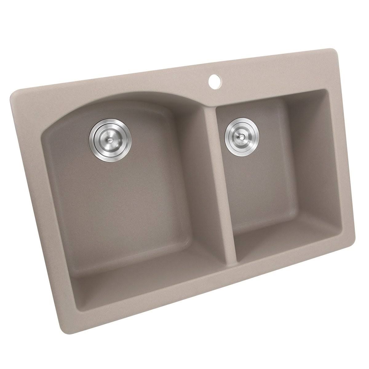 Truffle Granite Composite Topmount Sink U27572