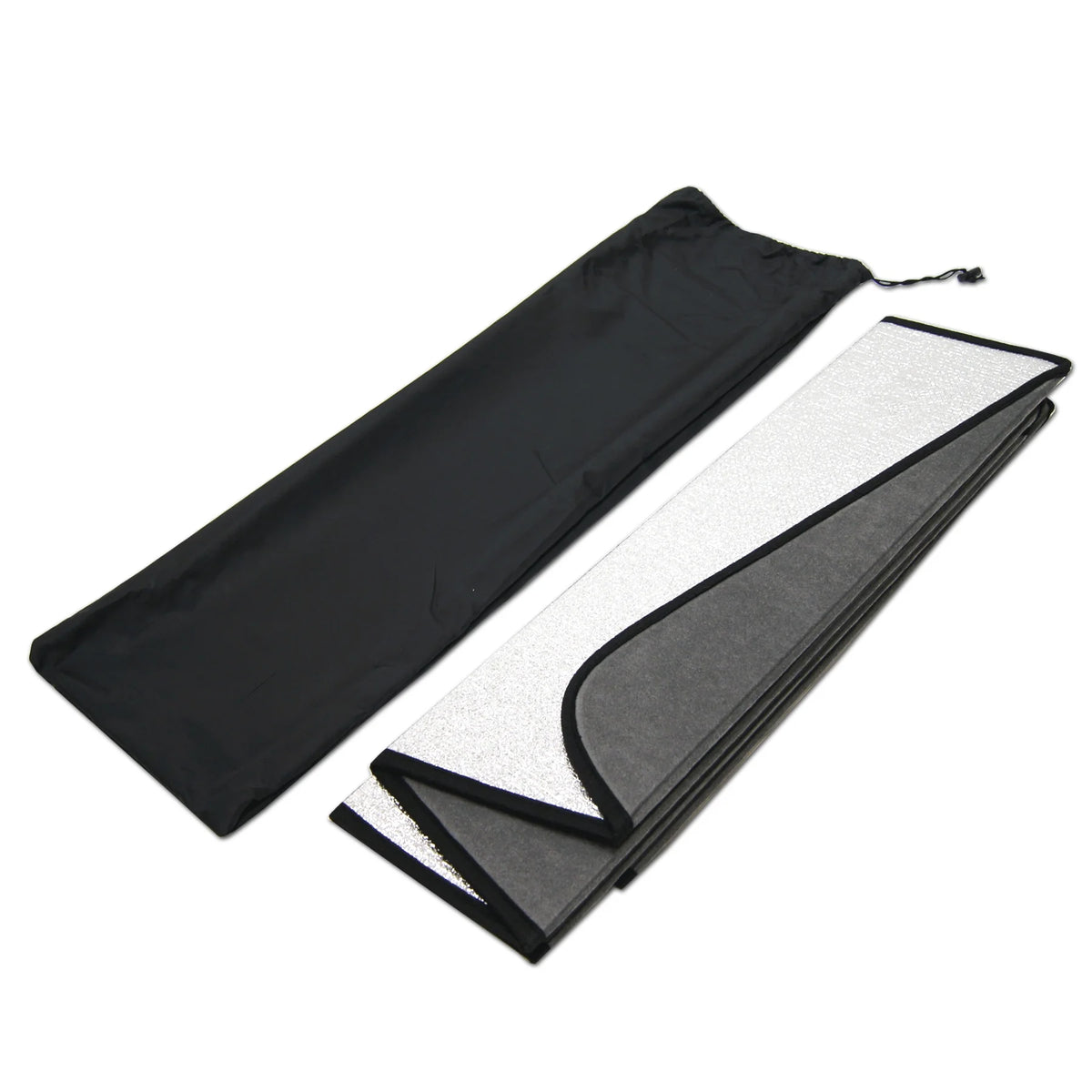 Silver and Grey Windshield Sun Shade Protector for 2006-2012 Ford Fusion, 1 pcs Set T6044