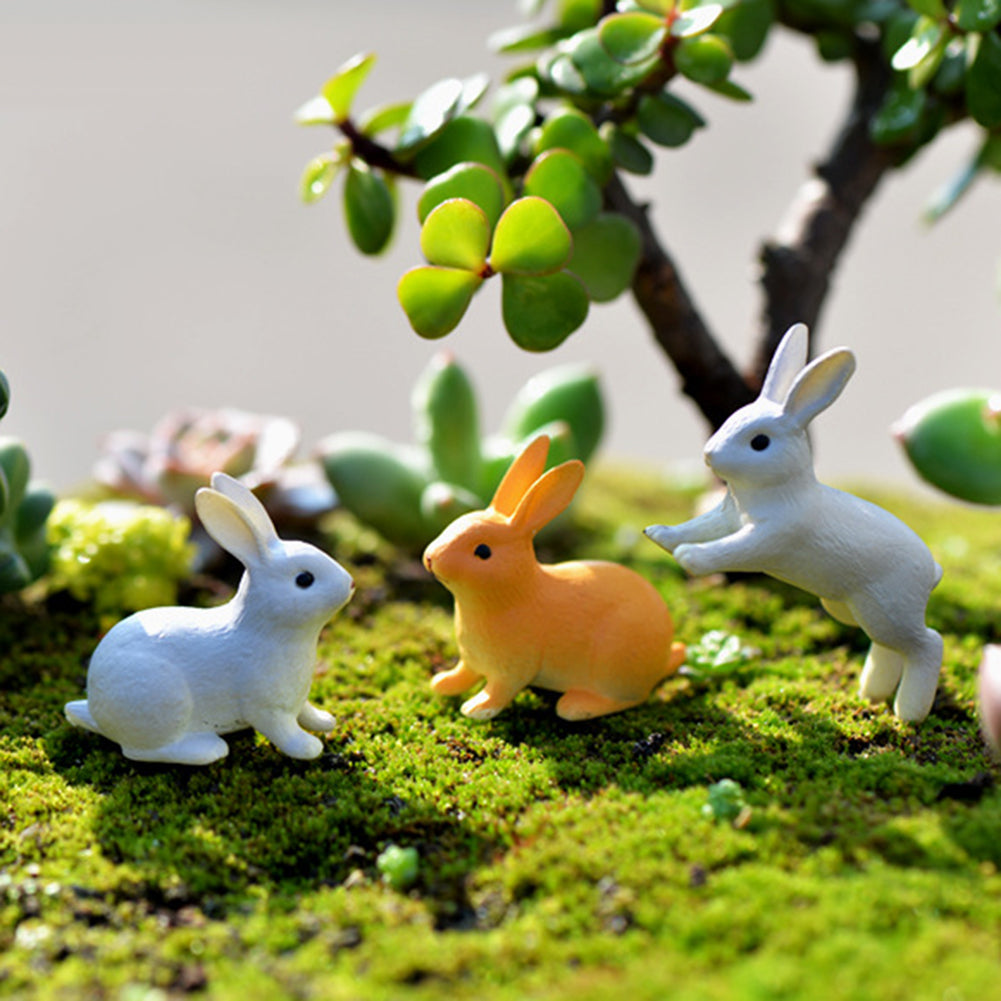 Rabbit Miniature Landscape Garden Decor Ornament Q38237