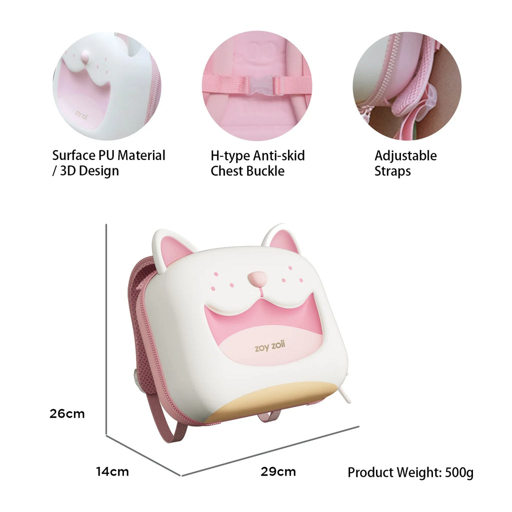 Sweetheart Kitty Waterproof Kids Backpack O7461