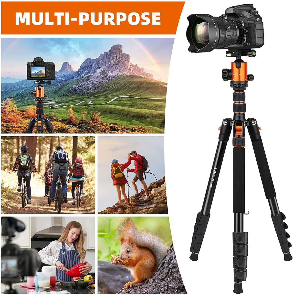 Aluminum Tripod with 360 Degree Ball Head R98944