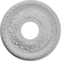 Hand-Painted Walnut Ceiling Medallion F4971