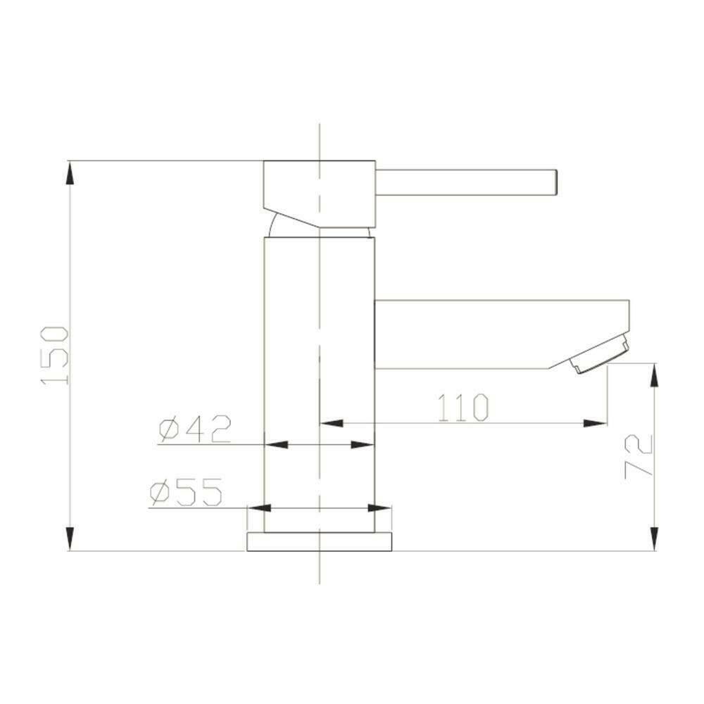 Satin Nickel Single Handle Bathroom Faucet J90058