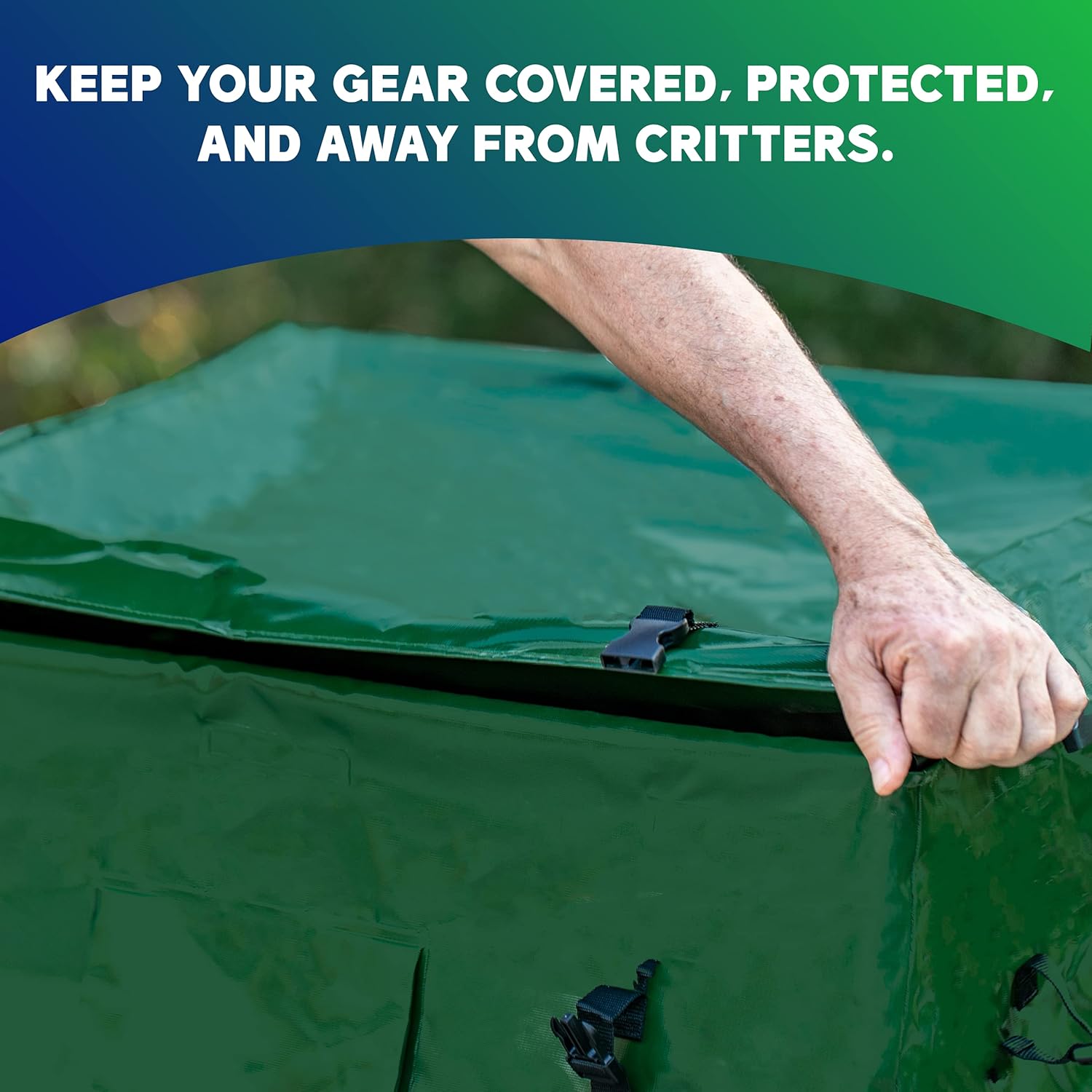 Green Waterproof Outdoor Storage Box T342605